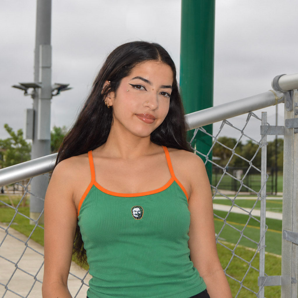 Ladies Green and Orange tank