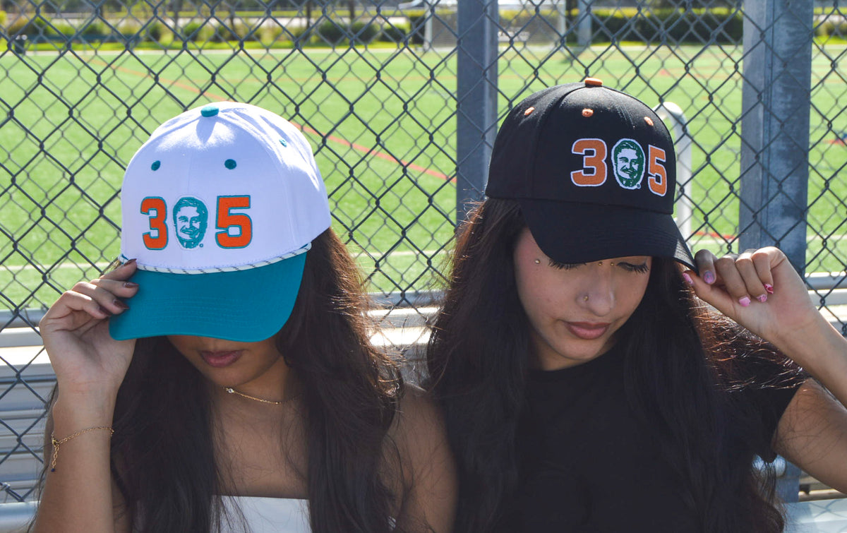 Teal and White - 305 Cap